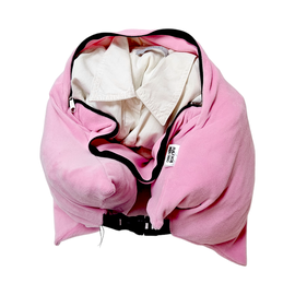 CUELLO ESCONDE ROPA DE PLUSH - FUCSIA